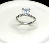 انگشتر نقره ظریف دخترانه