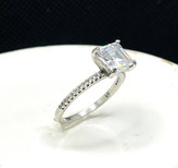 انگشتر نقره ظریف دخترانه