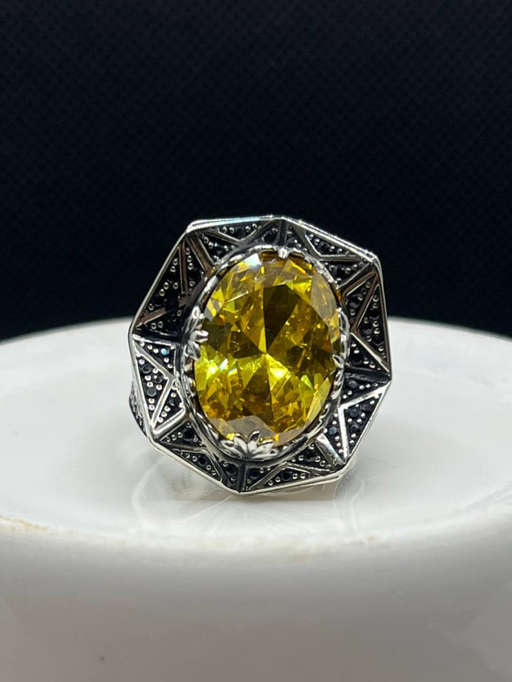 انگشتر نقره مردانه سلطنتی کلکسیونی