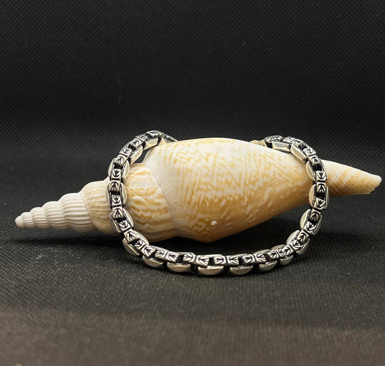 دستبند نقره مردانه کرال پفکی