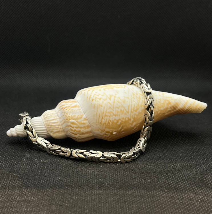 دستبند نقره مردانه کرال