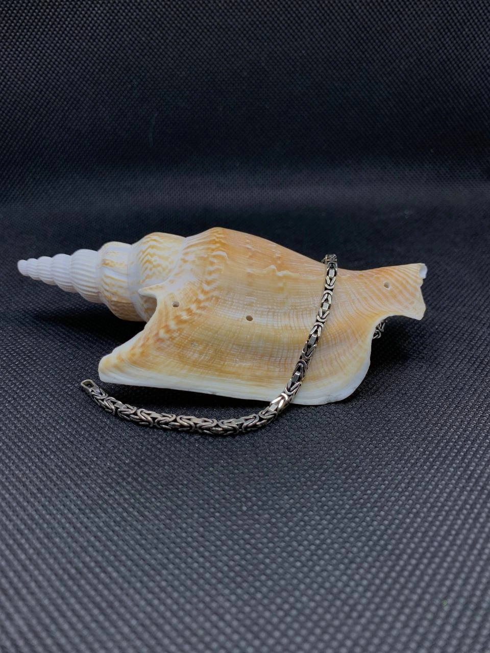 دستبند نقره مردانه کرال