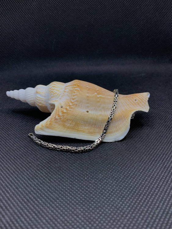 دستبند نقره مردانه کرال