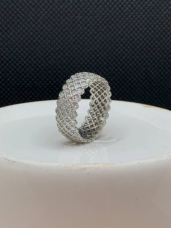 انگشتر نقره زنانه پرنس