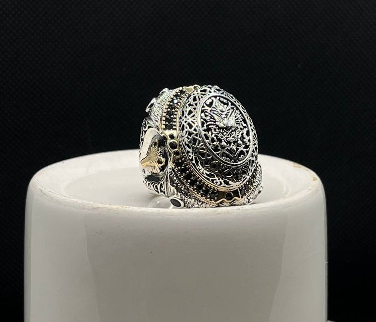 انگشتر نقره مردانه سلطنتی کلکسیونی