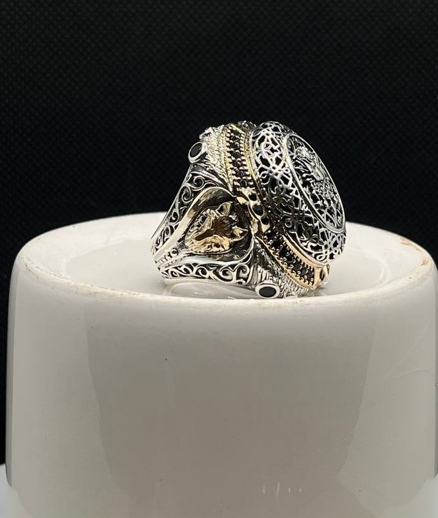 انگشتر نقره مردانه سلطنتی کلکسیونی