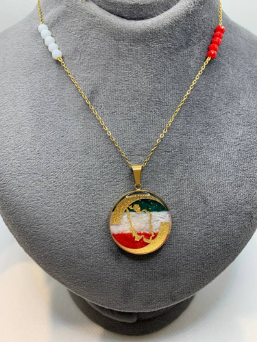 گردنبند ورق طلا زنانه ایران