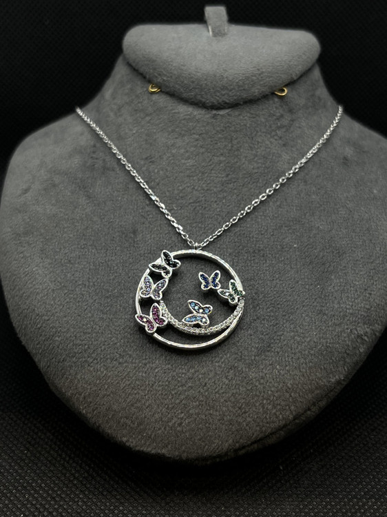 گردنبند نقره پروانه