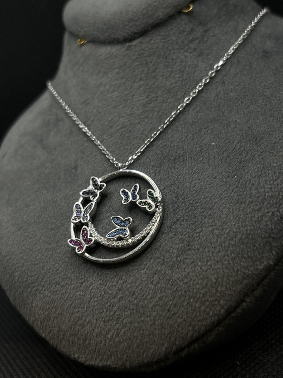 گردنبند نقره پروانه