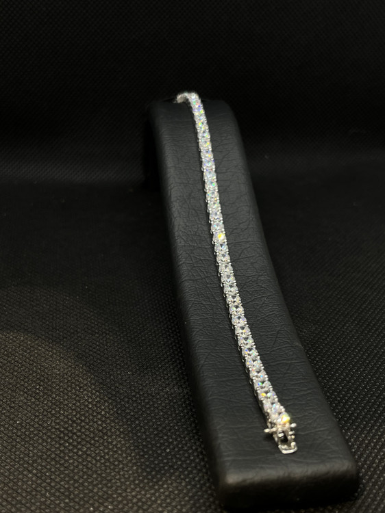 دستبند نقره زنانه تنیسی