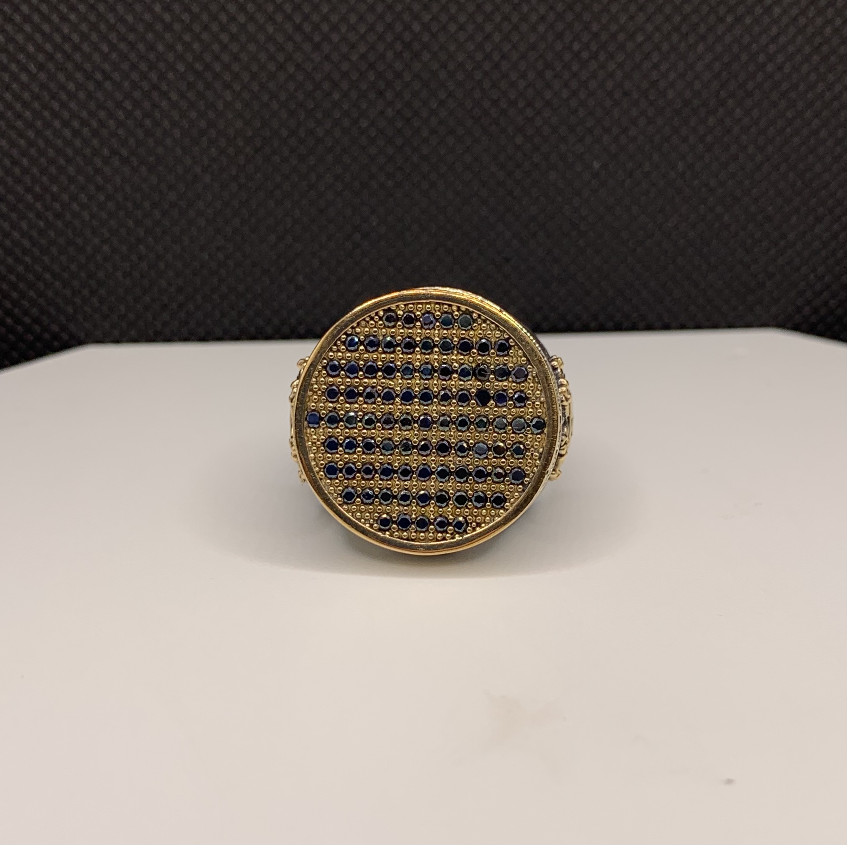 انگشتر نقره مردانه مارکازیت صفحه تخت