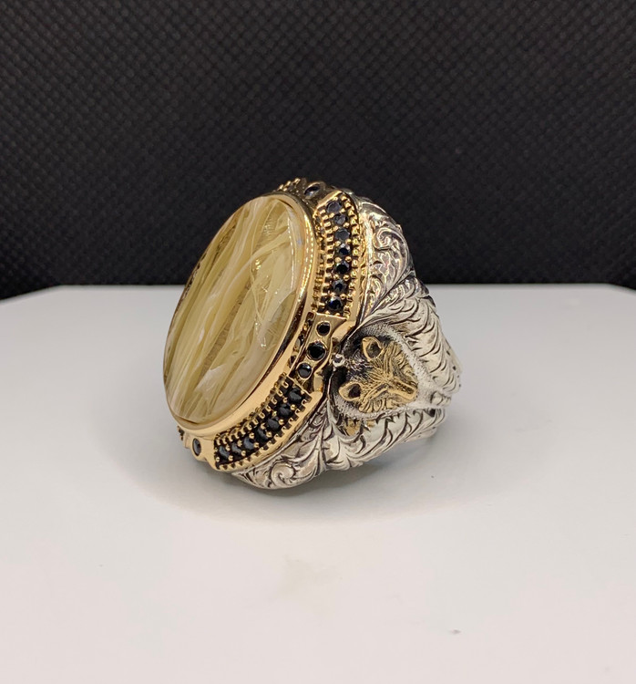 انگشتر نقره مردانه کلکسیونی خاص در مویی