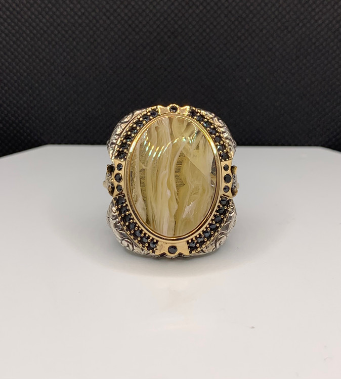 انگشتر نقره مردانه کلکسیونی خاص در مویی