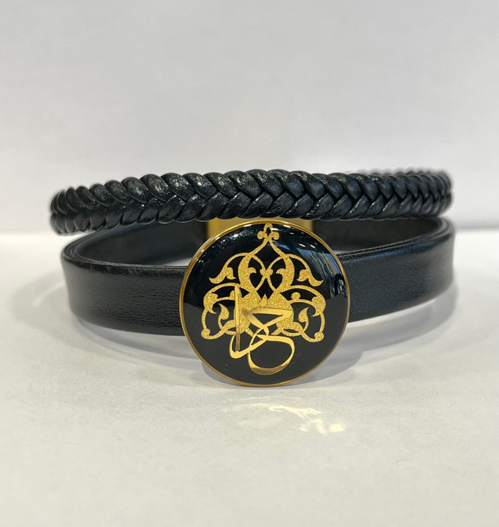 دستبند چرم اونیکس خدا