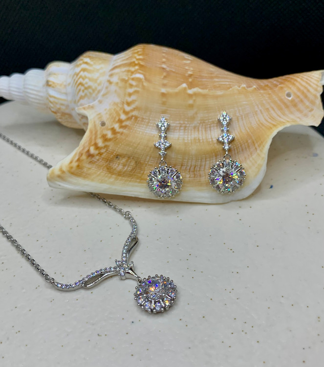 نیم ست نقره زنانه