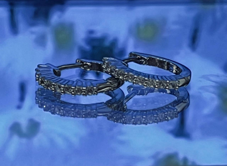 گوشواره نقره زنانه تنیسی