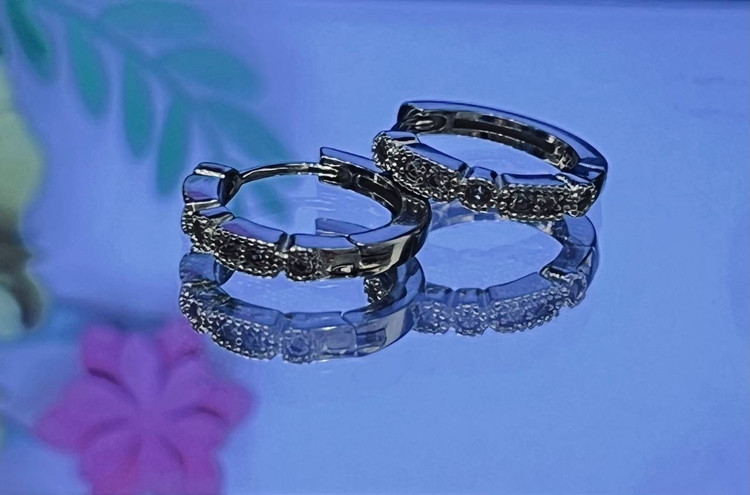 گوشواره نقره زنانه حلقه ای