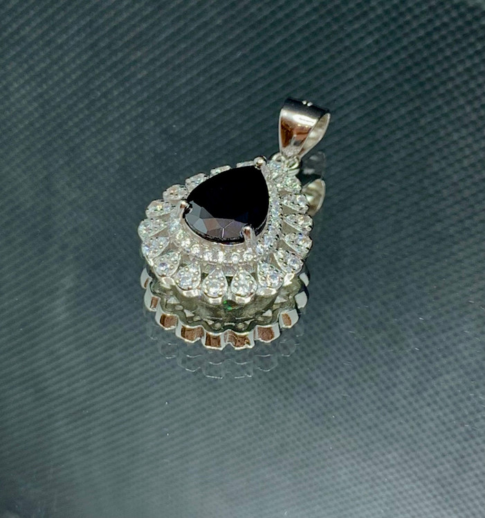 گردنبند نقره زنانه اشکی