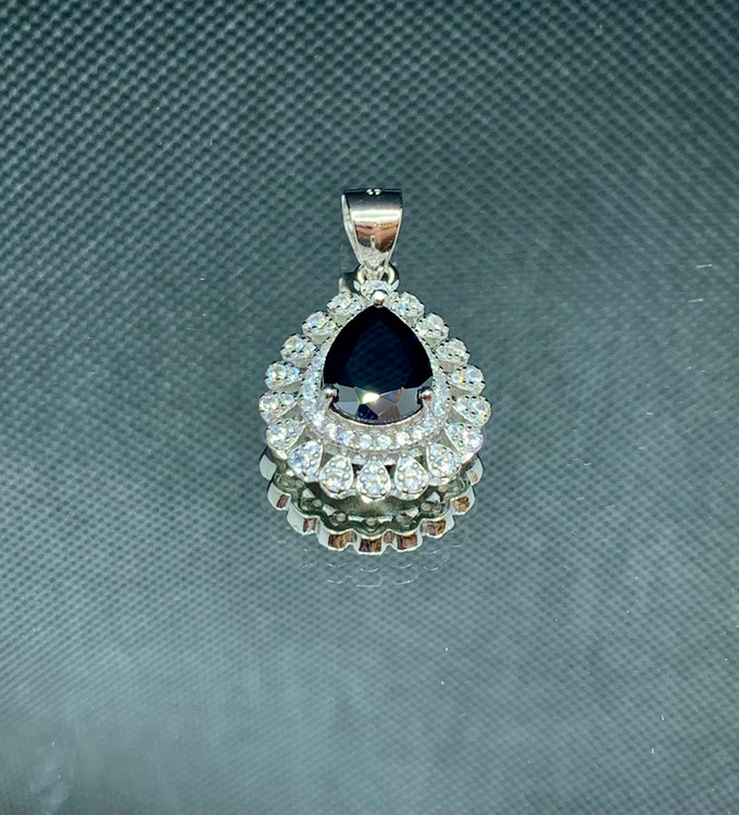 گردنبند نقره زنانه اشکی