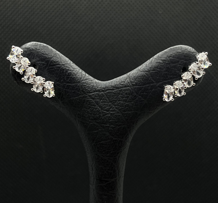 گوشواره نقره زنانه تنیسی