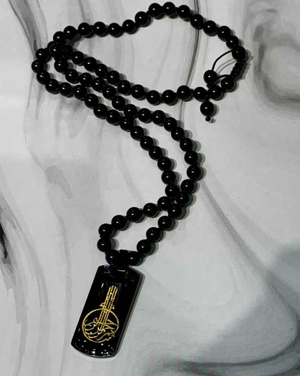 گردنبند ورق طلا بسم الله الرحمن الرحیم