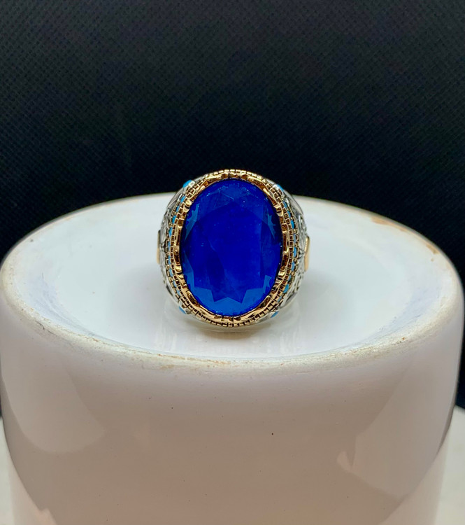 انگشتر نقره مردانه آپاتیت