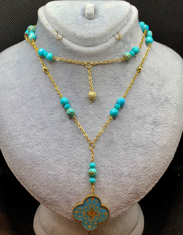 گردنبند ورق طلا ونکلیف دیبا