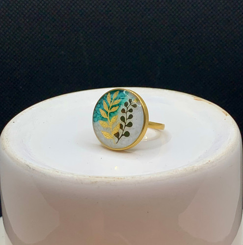 انگشتر ورق طلا توسکا