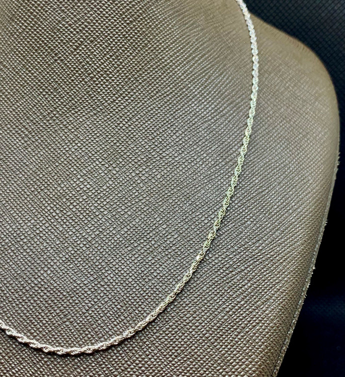 گردنبند نقره زنانه طنابی