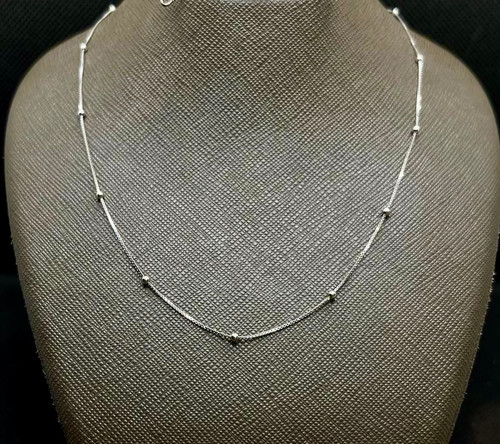 گردنبند نقره زنانه ونیزی ساچمه ای
