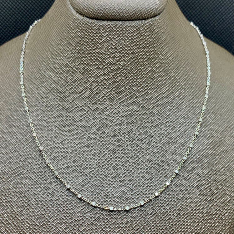 گردنبند نقره زنانه دیپلمات مکعبی