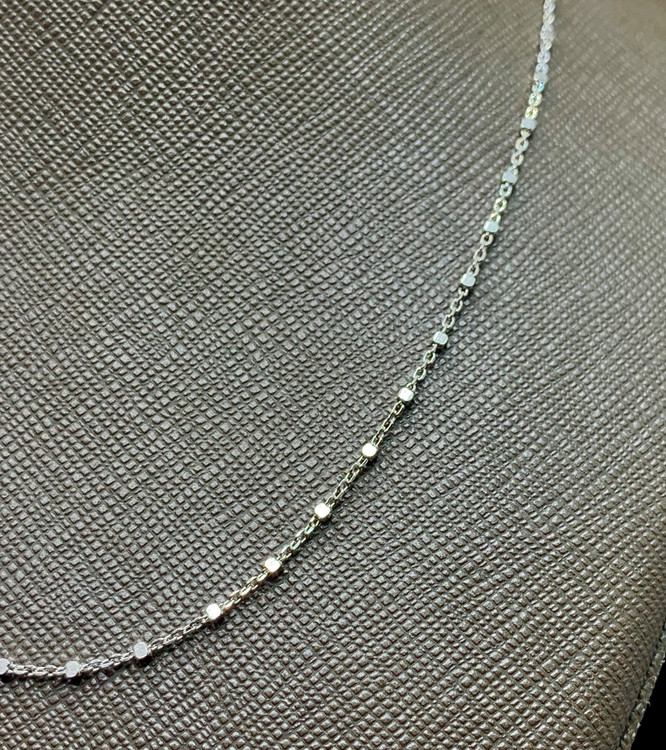 گردنبند نقره زنانه دیپلمات مکعبی