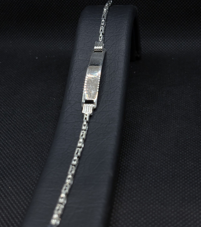 دستبند نقره مردانه کرال گرد