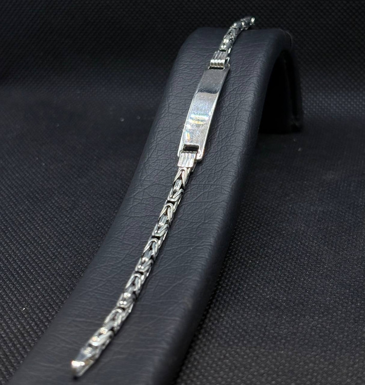 دستبند نقره مردانه کرال گرد