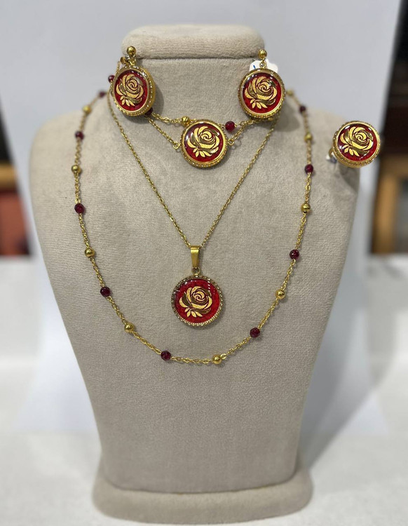 ست ورق طلا رزگلد