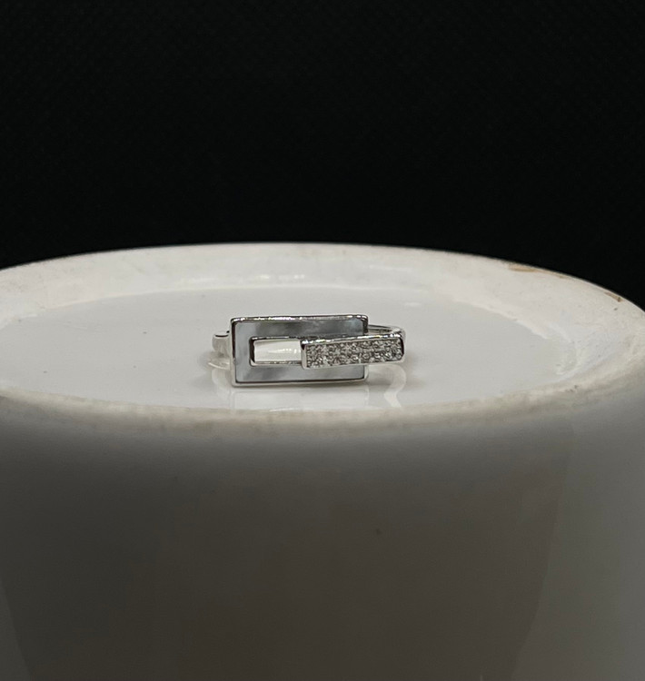 انگشتر نقره زنانه مینیمال صدف