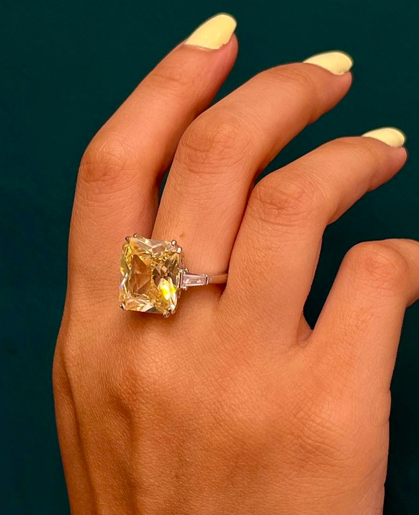 انگشتر نقره زنانه سیترین