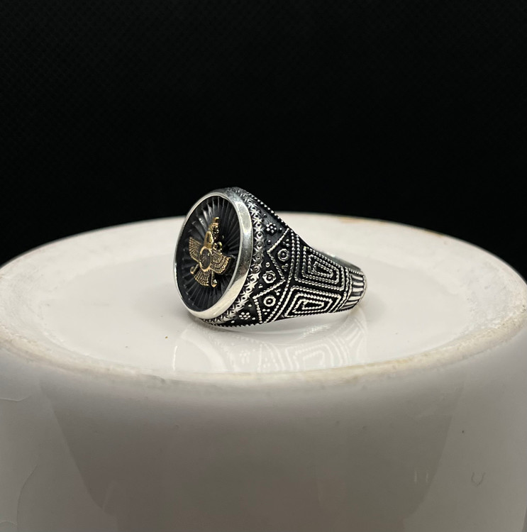 انگشتر نقره مردانه فروهر