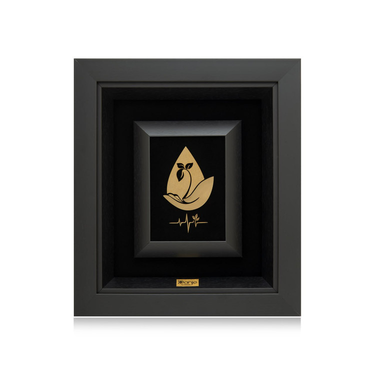 تابلو ورق طلا پزشک