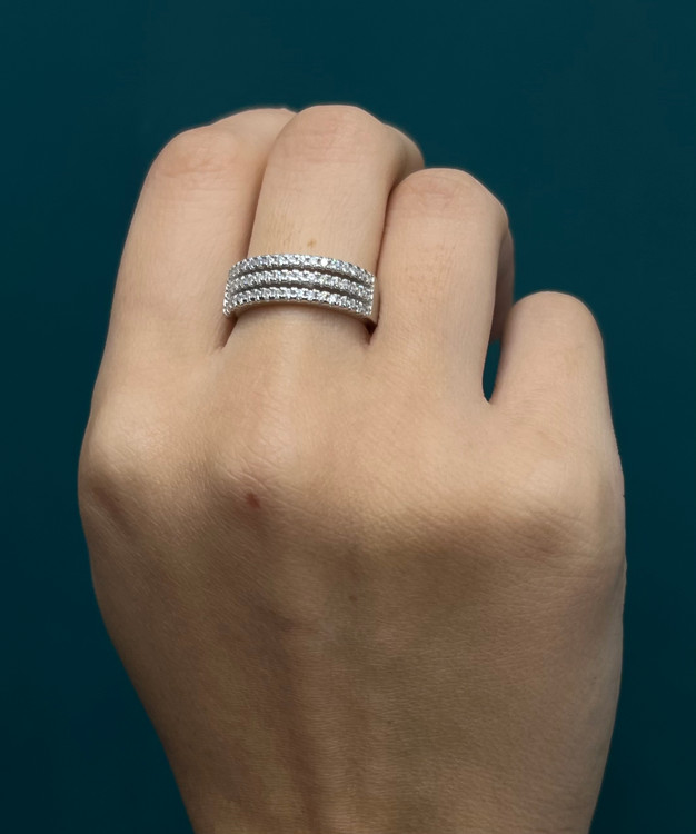 نقره زنانه سه لاین