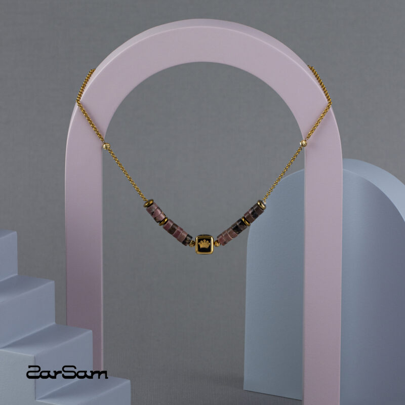 گردنبند ورق طلا باله