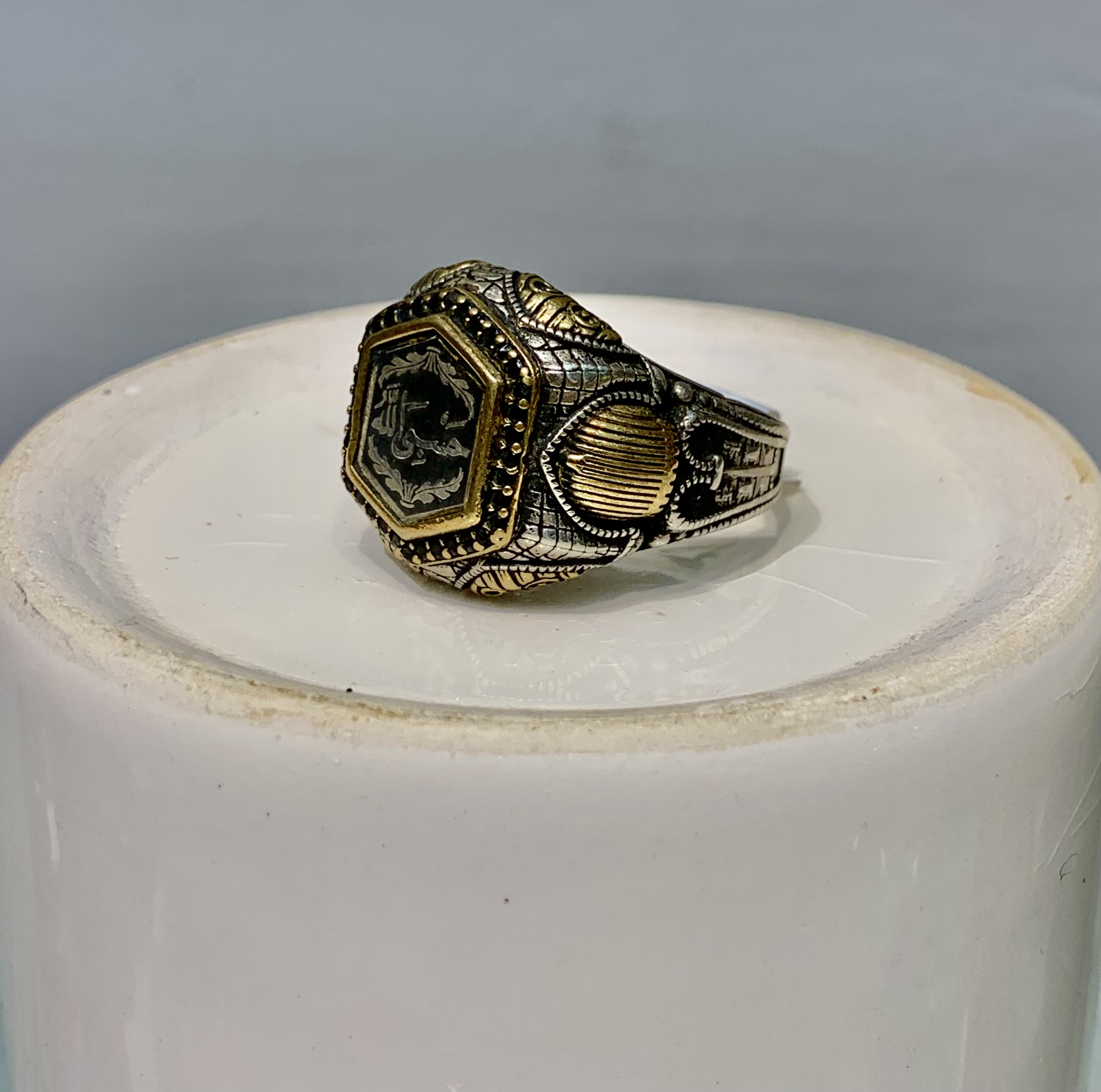 انگشتر نقره مردانه حسبی الله