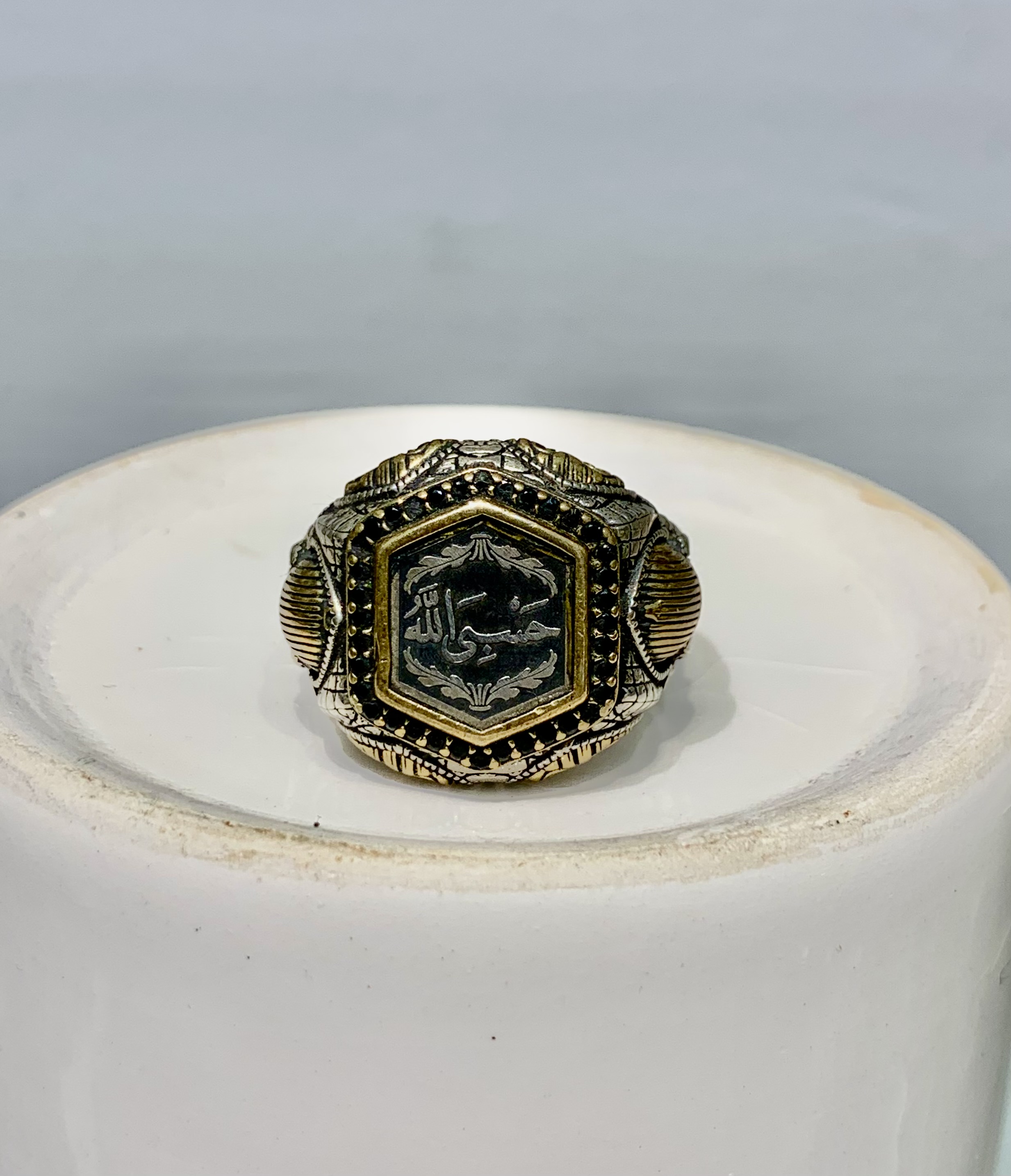 انگشتر نقره مردانه حسبی الله