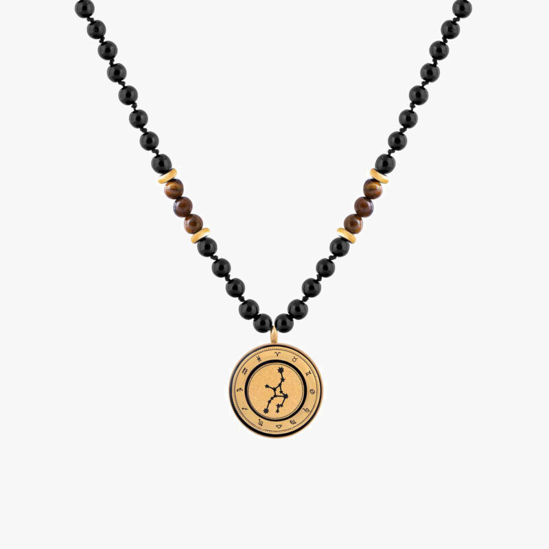 گردنبند ورق طلا شهریور زودیاک