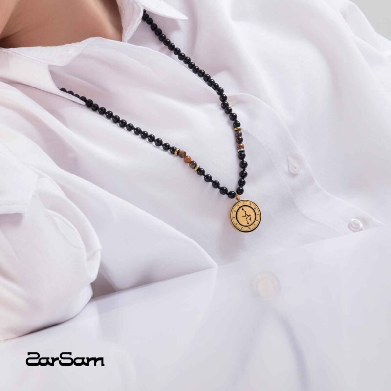 گردنبند ورق طلا شهریور زودیاک