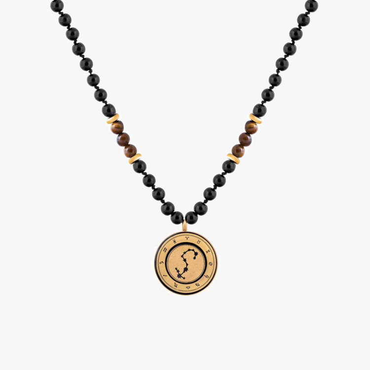 گردنبند ورق طلا آبان زودیاک