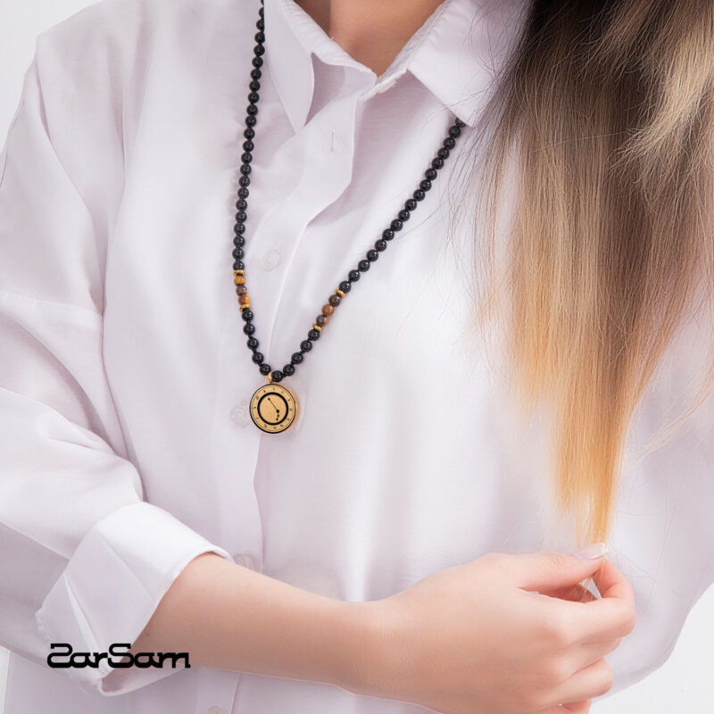 گردنبند ورق طلا فروردین زودیاک