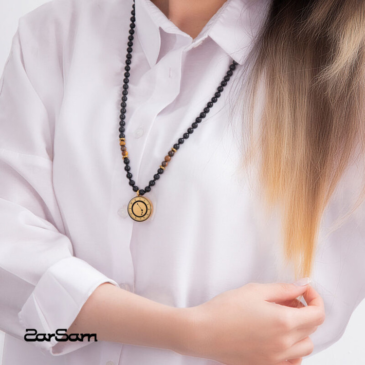 گردنبند ورق طلا فروردین زودیاک