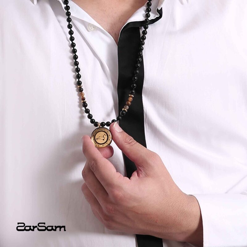 گردنبند ورق طلا مرداد زودیاک