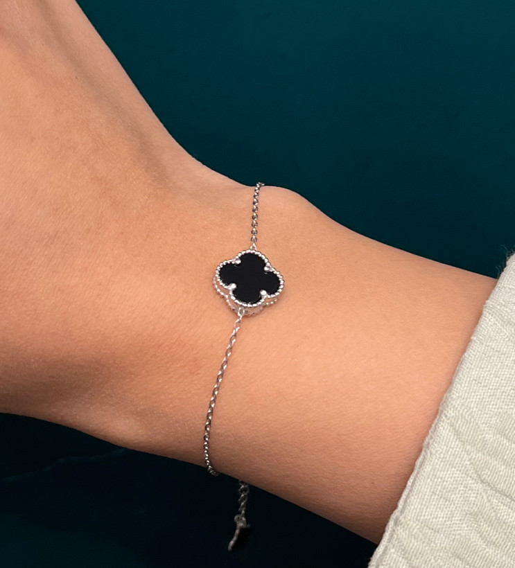 دستبند نقره ونکلیف اونیکس